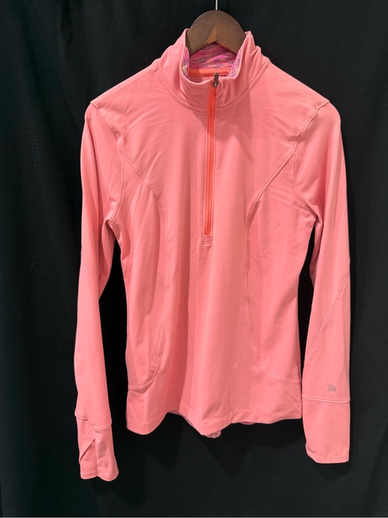 Victoria's Secret Jackets & Blazers - Victoria's Secret Coral Pink Half-Zip Active Pullover